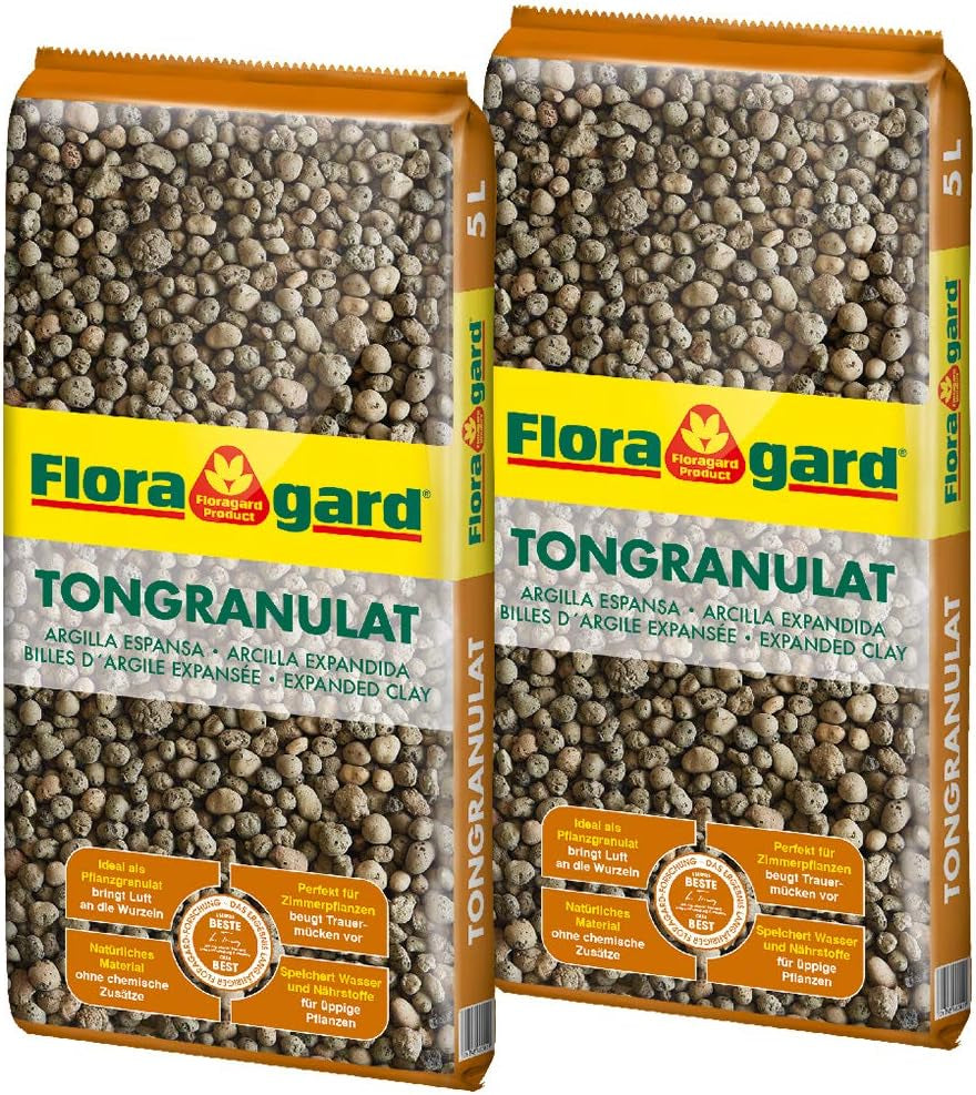 Floragard Perlite Perligran 200 L (2×100 L, 2–6 mm) – polepszacz gleby mineralnej & Drainagezusatz für Garten, Anzucht, Zimmerpflanzen & Hydrokultur – zapewnia luźną strukturę i dobrą wentylację