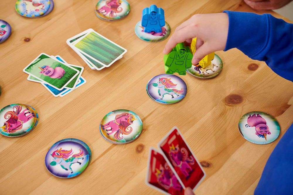 Zoch 601105184 - Mały Róg Wielkiego Lasu (gra dla dzieci od 4 lat) - fantastyczna gra o jednorożcu dla dzieci, dla 2-4 graczy, ok. 20 minut gry na rundę