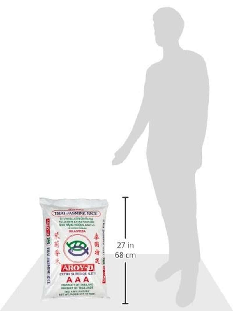 Ryż pachnący Aroy-D, 100% ryż długoziarnisty, 1 opakowanie (1 x 20 kg)