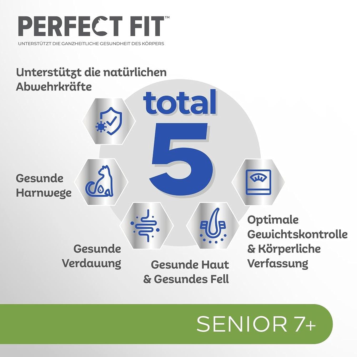 Pliculețe cu porții pentru pisici PERFECT FIT™ Senior cu curcan și morcovi, 12 x 85 g