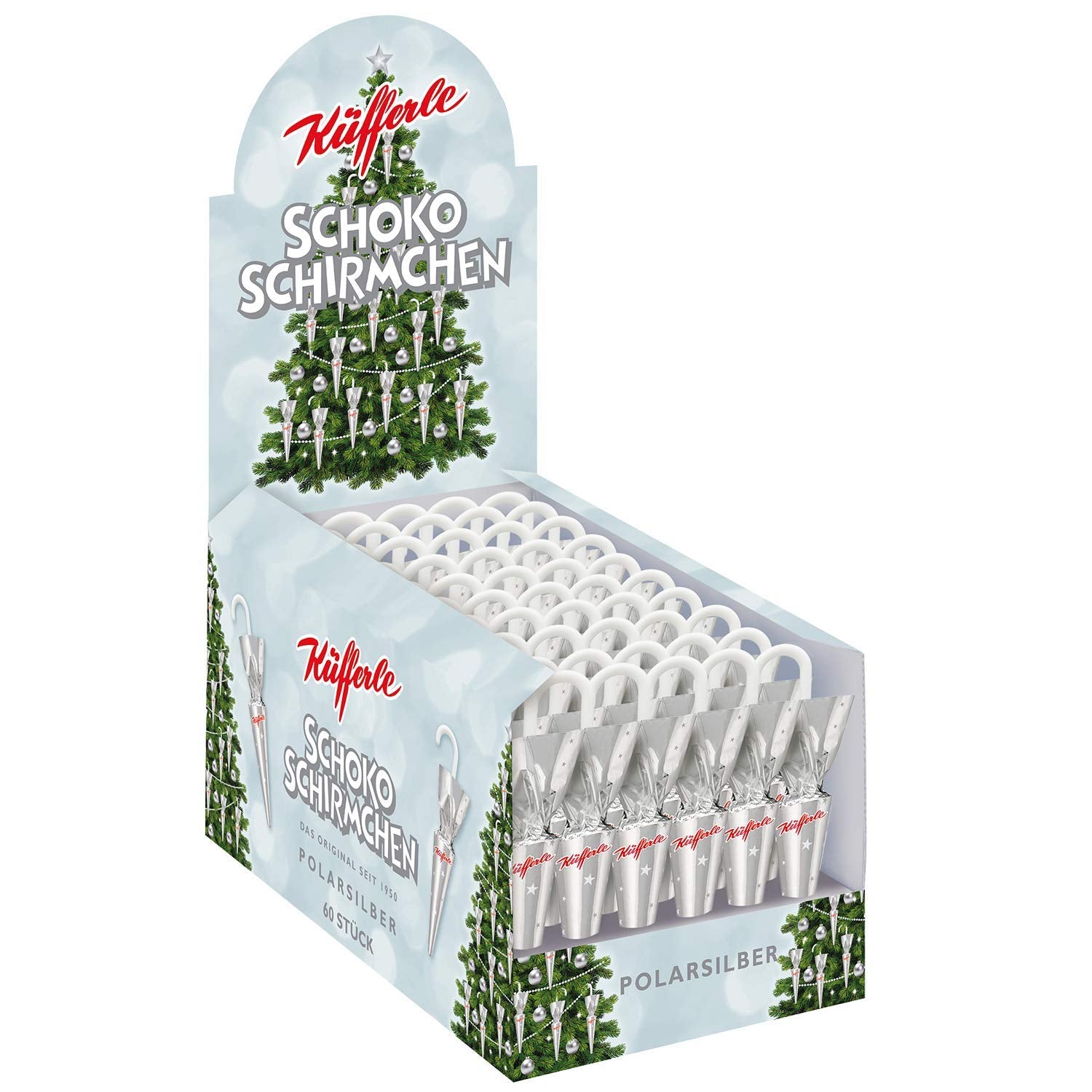 Cienie czekoladowe Küfferle Polar Silver 810g (60 sztuk)