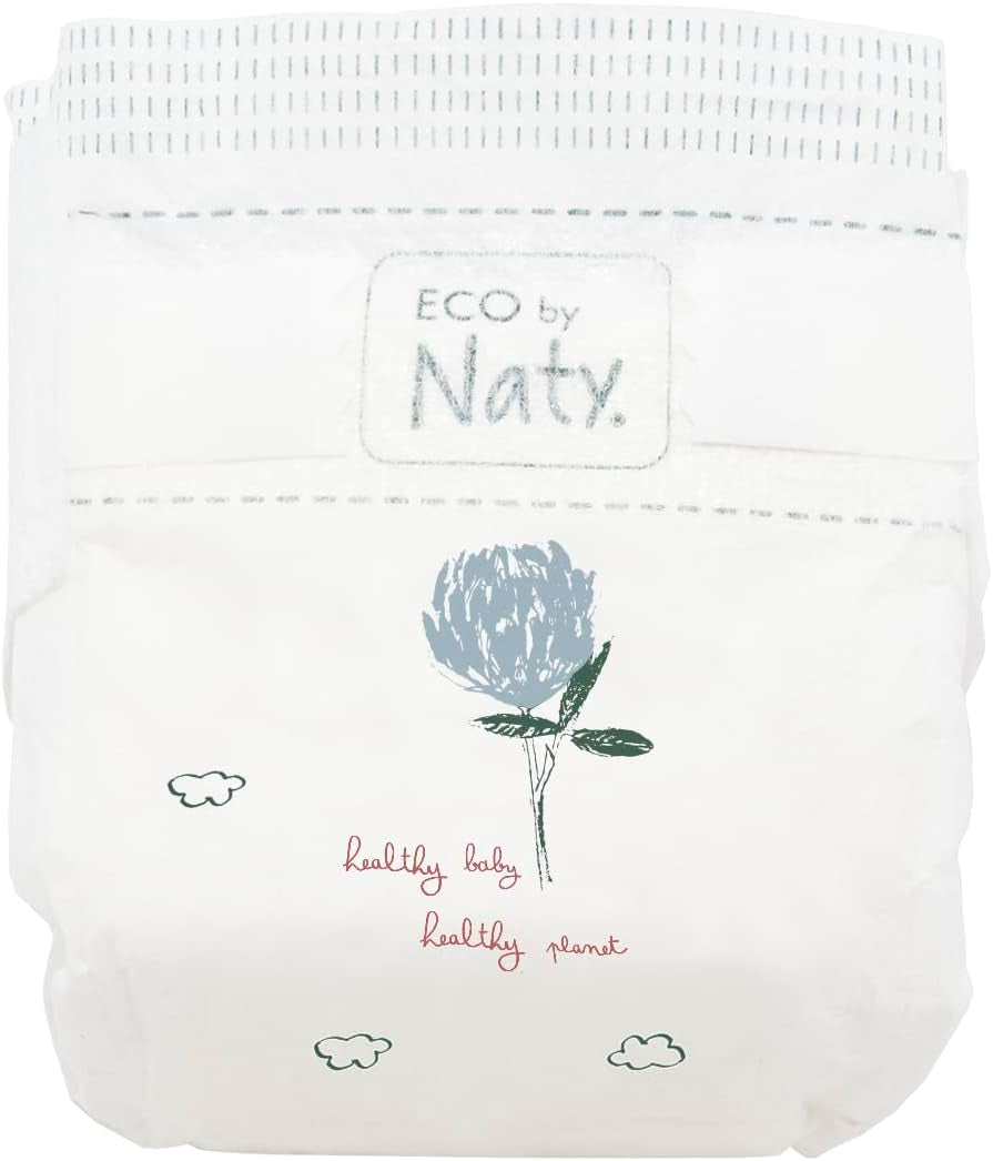 Pieluchy jednorazowe Eco by Naty Premium dla skóry wrażliwej, rozmiar 5, 11-25 kg, (1 x 22 sztuki)