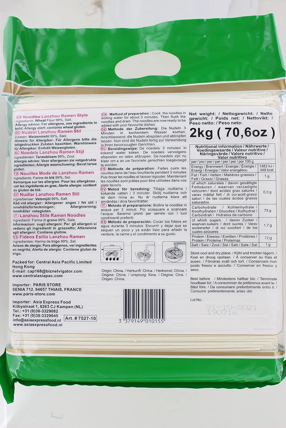 - Makaron Lanzhou Ramen (1 x 2 kg)