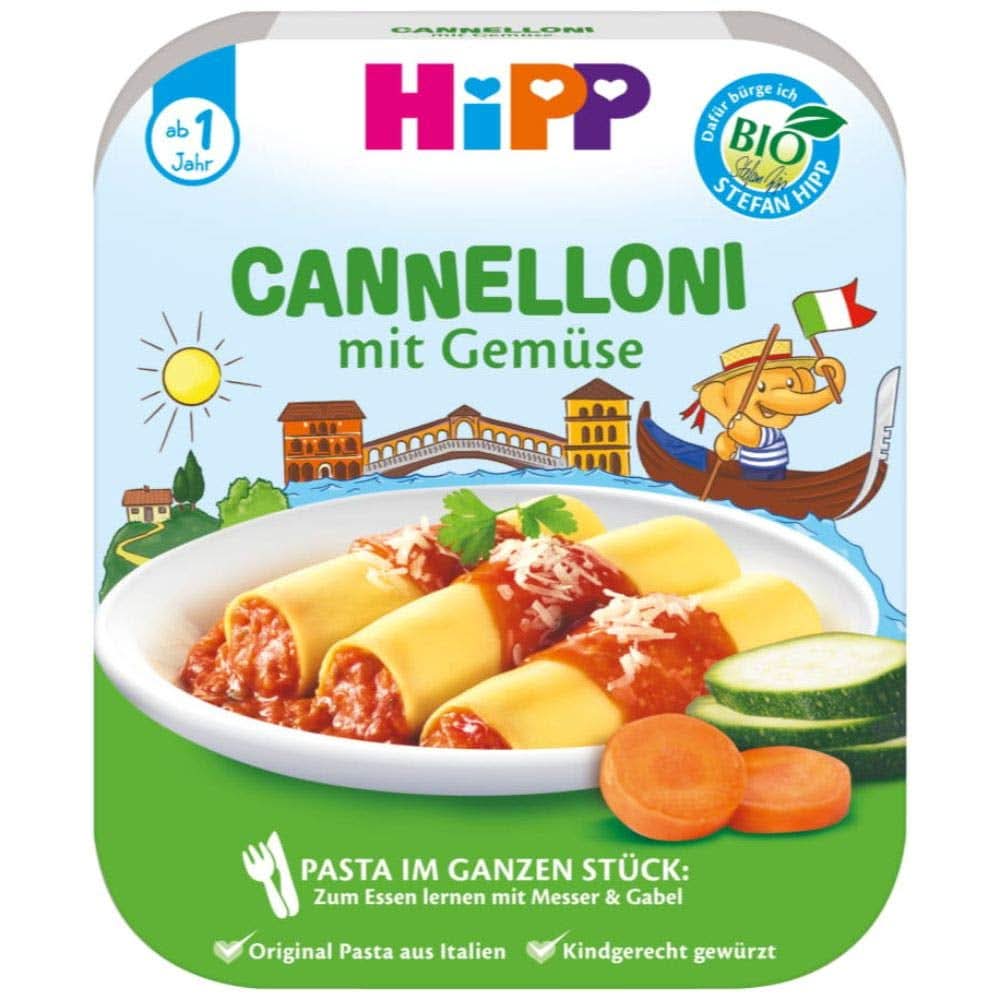 Hipp Cannelloni z warzywami, opakowanie 6 szt. (6 X 250 gramów) Matka i Dziecko Naty Shop
