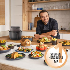 Philips Airfryer seria 3000 6,2 l, okno gotowania, 16 funkcji gotowania w 1, technologia Rapidair plus, usuwanie tłuszczu, aplikacja przepisów Homeid Appliances Naty Shop