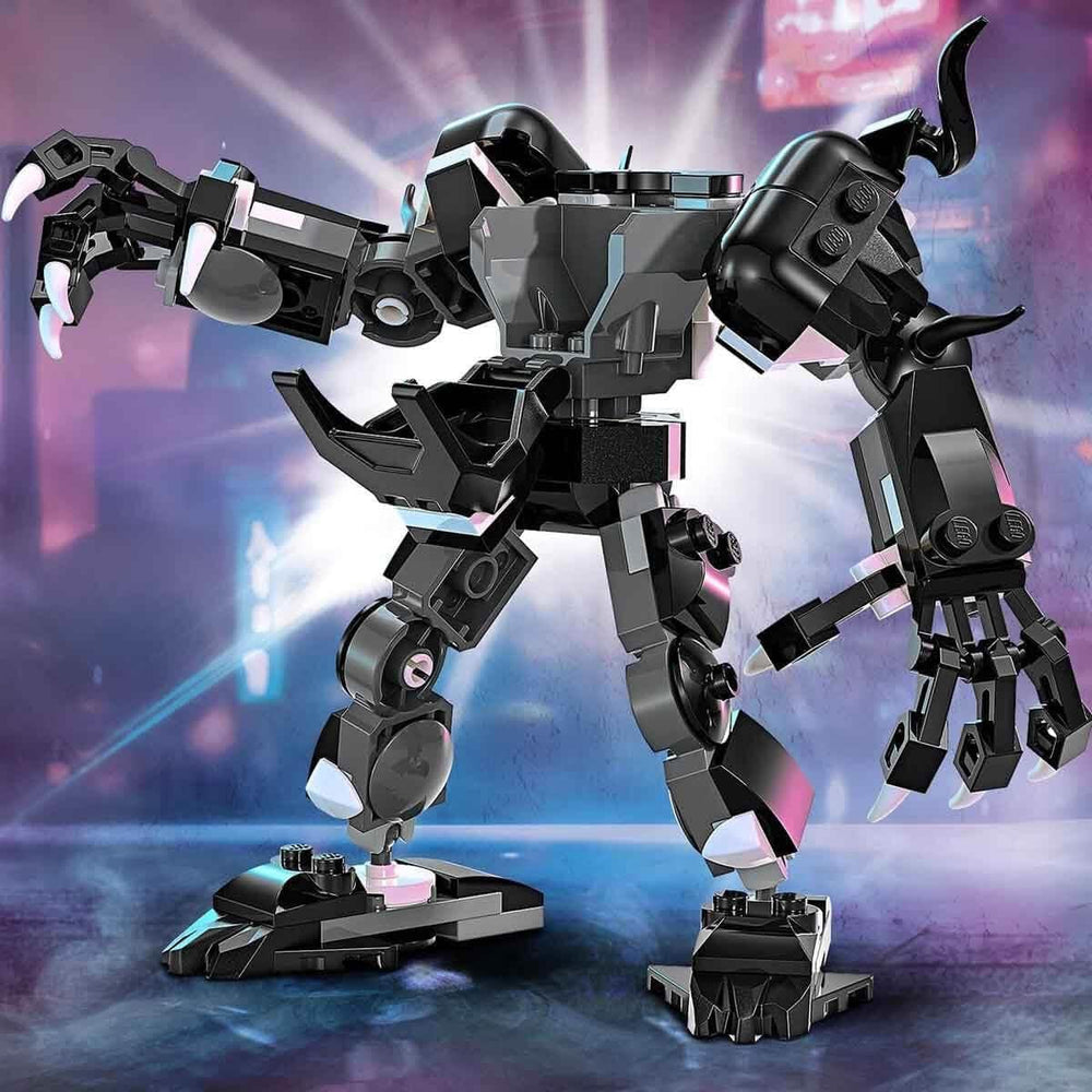 LEGO Marvel Venom Mech kontra. Miles Morales Ruchome figurki dla dzieci Zestaw Spider-Mana z pojedynkiem superbohaterów Mini figurki Zabawka na prezent dla chłopców i dziewcząt w wieku 6 lat 76276 Zestawy do budowania Besuche den LEGO-Store
