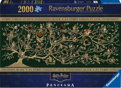 Ravensburger Puzzle 17299 - Drzewo genealogiczne - Panoramiczne puzzle Harry Potter 2000 elementów dla dorosłych i dzieci od 14 lat Puzzle Naty Shop