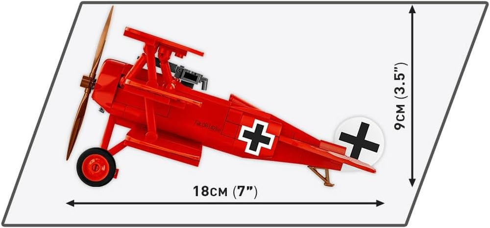 COBI Fokker DR. I RED Baron, 8,8 x 7 x 3,5 cala