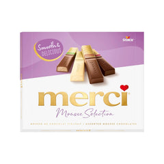 merci Finest Selection Mousse au Chocolat Variety – 1 x 210 g – Specialties Exquisite Chocolate Mousse – Praliny z nadzieniem i bez