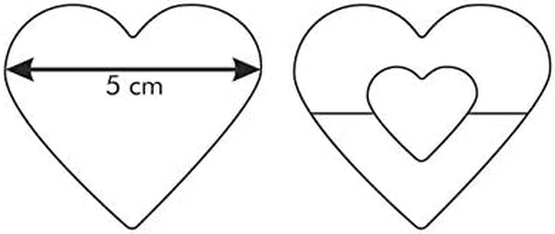 Formă de biscuiți în formă de inimă Tescoma Delicia, 5 cm