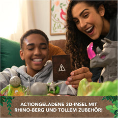 Spin Master Games - Jumanji Stampede - un joc de aventură 3D cooperativ de amploare pentru întreaga familie, 2-4 jucători, cu vârsta de 8 ani și peste