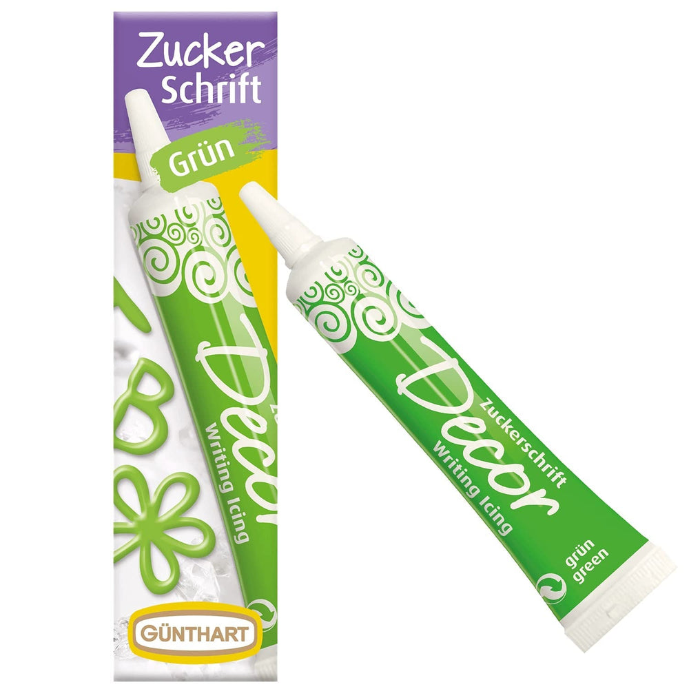 Günthart Backdecor 25 g Zahăr cu litere AUR Pentru toate deserturile în culoare aurie Fabricat din zahăr pentru litere și modele frumoase, 1 pachet (25 g)