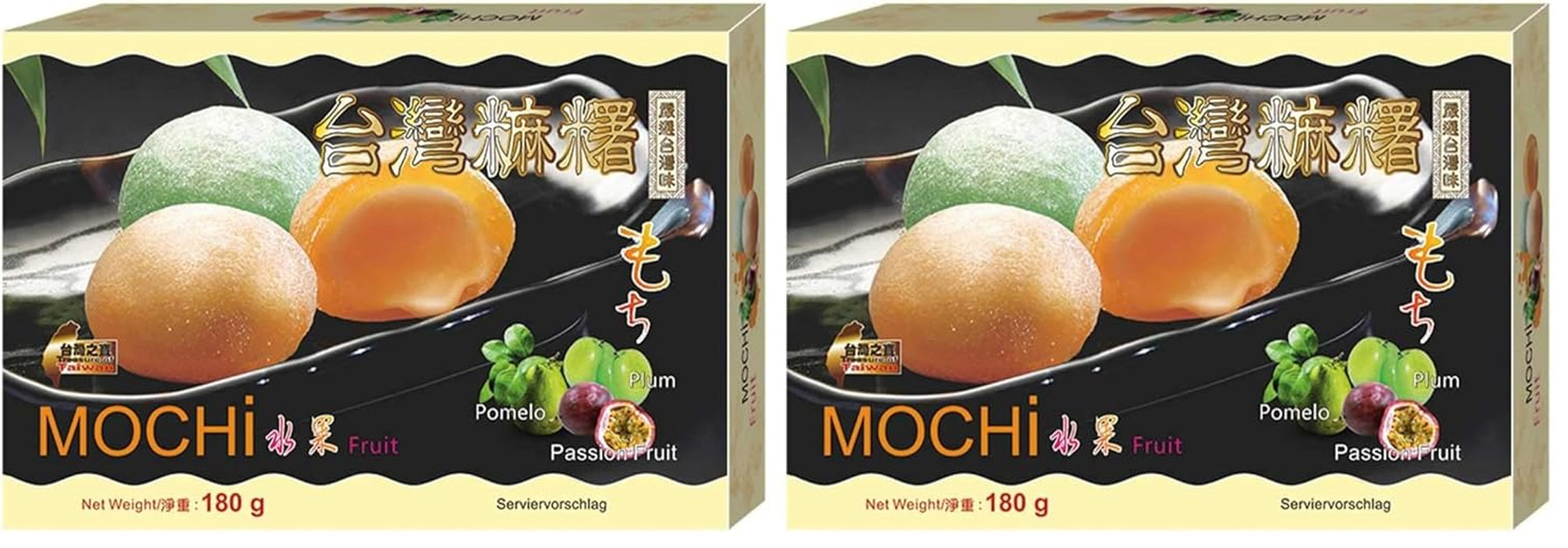 Mochi, mieszanka owocowa, 1 x 180 g