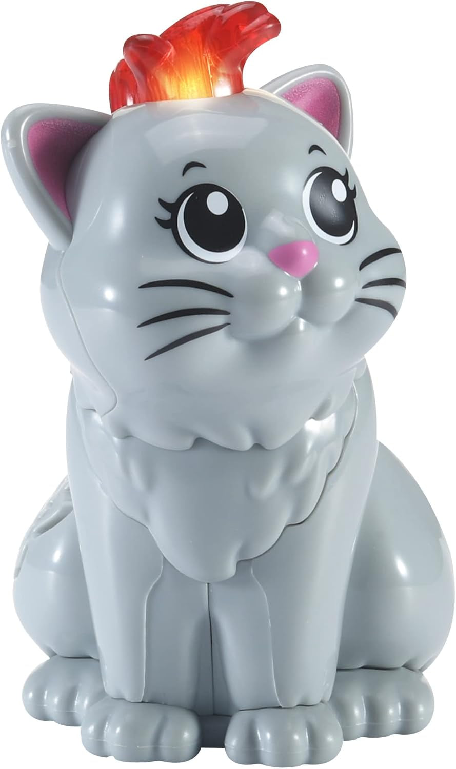 Vtech Tip Tap Baby Animals - Pisica - Jucărie interactivă cu lumină și muzică pentru jocuri de rol imaginative - Pentru copii cu vârsta cuprinsă între 1-5 ani Jucarii Bebe Naty Shop