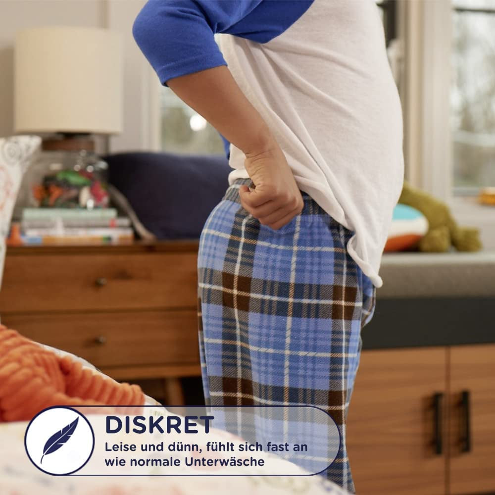 Huggies DryNites Pieluchy na noc dla chłopców w wieku od 13 do około 8–13 lat (30–48 kg) 33 sztuki (3x11) Jumbo miesięczne opakowanie XL Majtki Vazba Bath Products