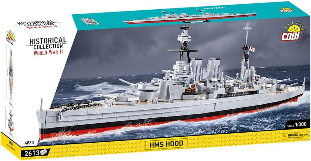 Cobi 4830 Historical Collection WWII HMS Hood 2613, Mittel
