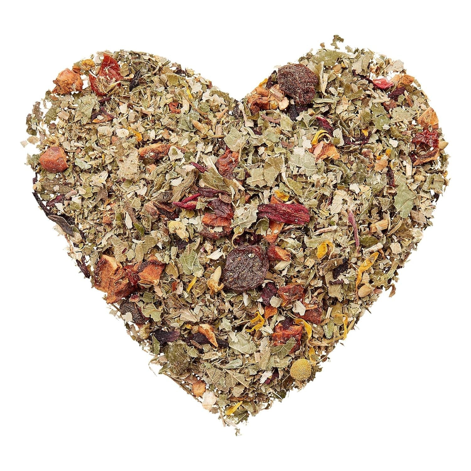 Ceai Teeverliebt cu plante de munte, ceai de plante vrac cu frunze de mure, amestec de ceai organic, 1 kg