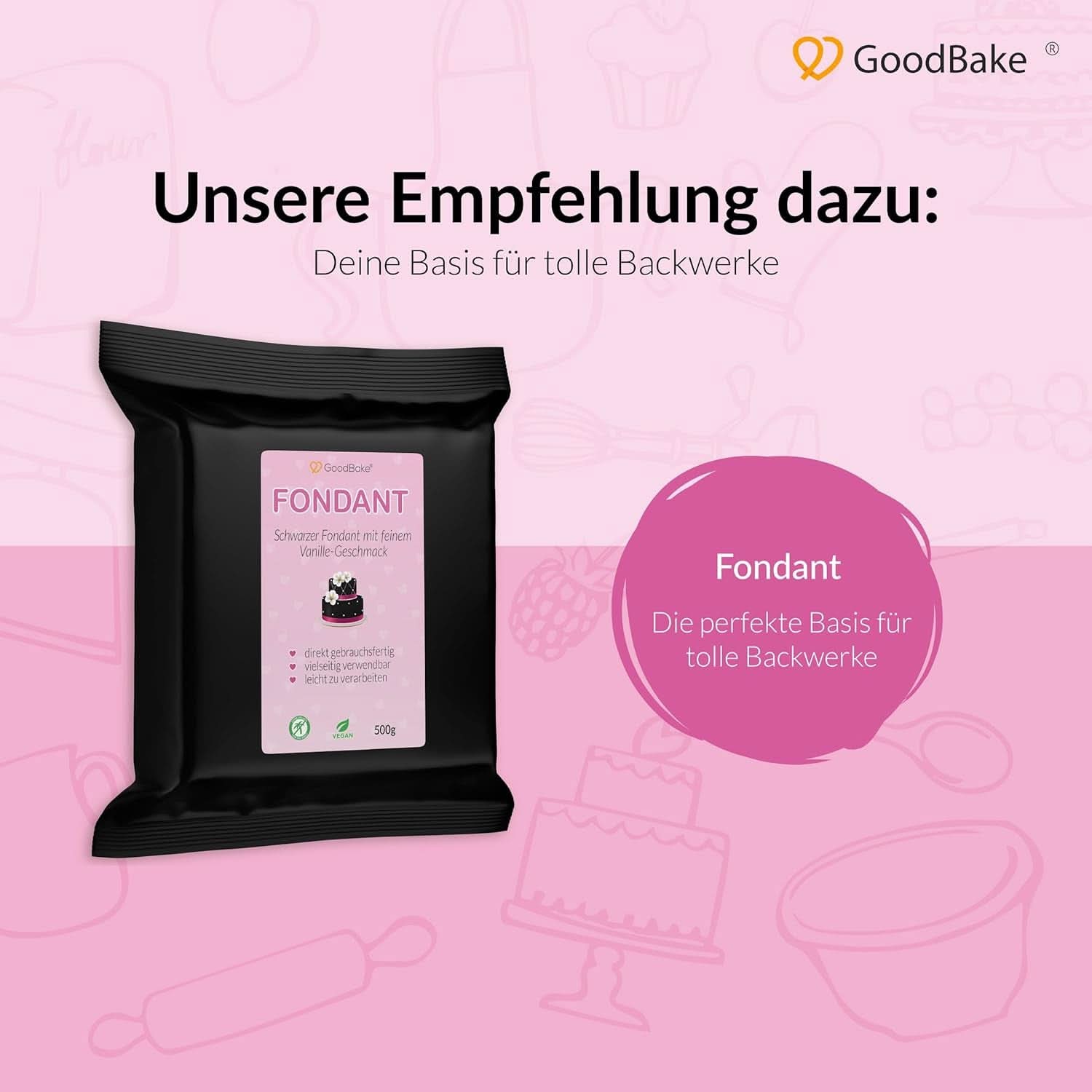 Goodbake Happy Glitter Gold - Glitter alimentar comestibil, 10 grame Glitter Naty Shop