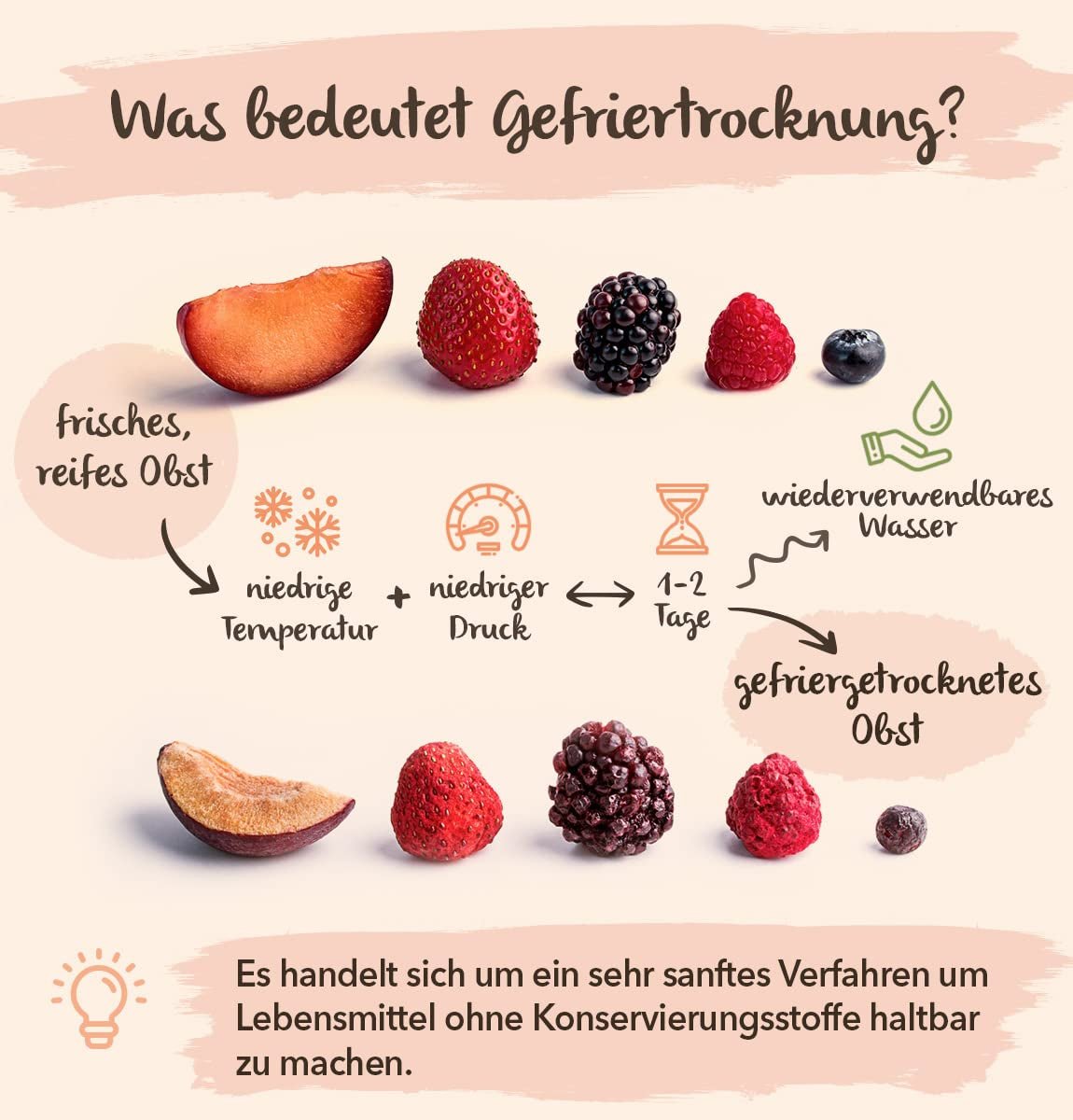 BRIX Zmeură uscată | Zmeură naturală, liofilizată 85 g | Premiul Great Taste pentru fructe uscate | Fără OMG, fără gluten, vegan, vitamine conservate Produse deshidratate Naty Shop