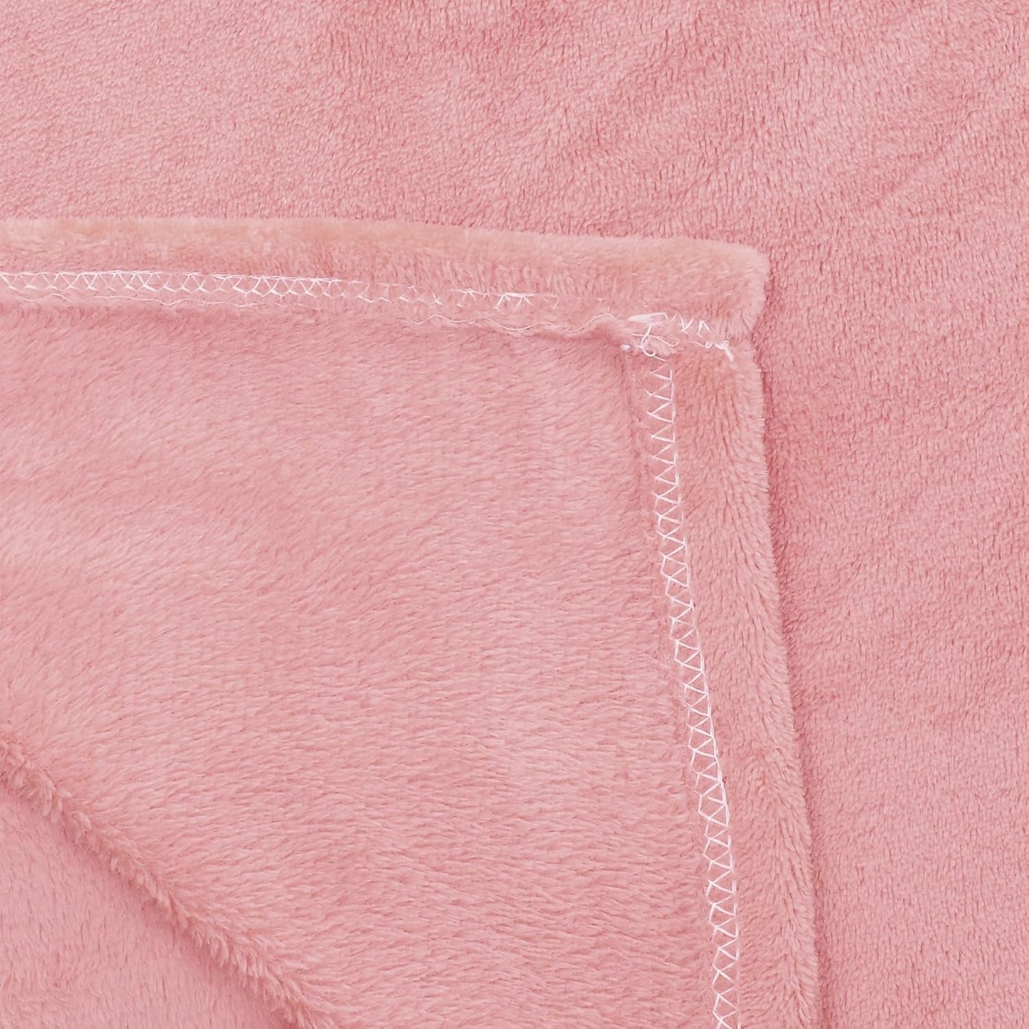 HOMLA Puszysty i ciepły czerwony koc polarowy - na sofę i łóżko Wygodny koc Koc na sofę Koc do salonu - łatwy w utrzymaniu 150 X 200 cm Różowy Łóżka i koce Besuche den HOMLA-Store