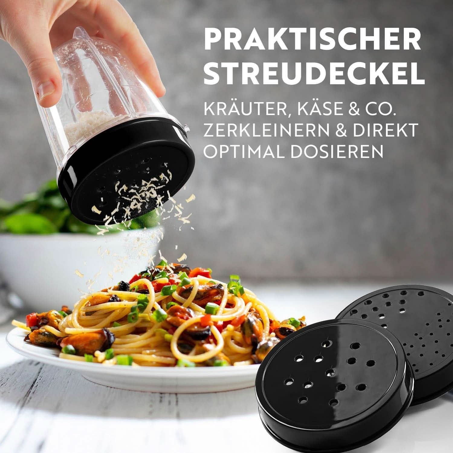 Gourmetmaxx Mr Magic Blender, Smoothie Maker z pakietem akcesoriów Xxl Naty Shop