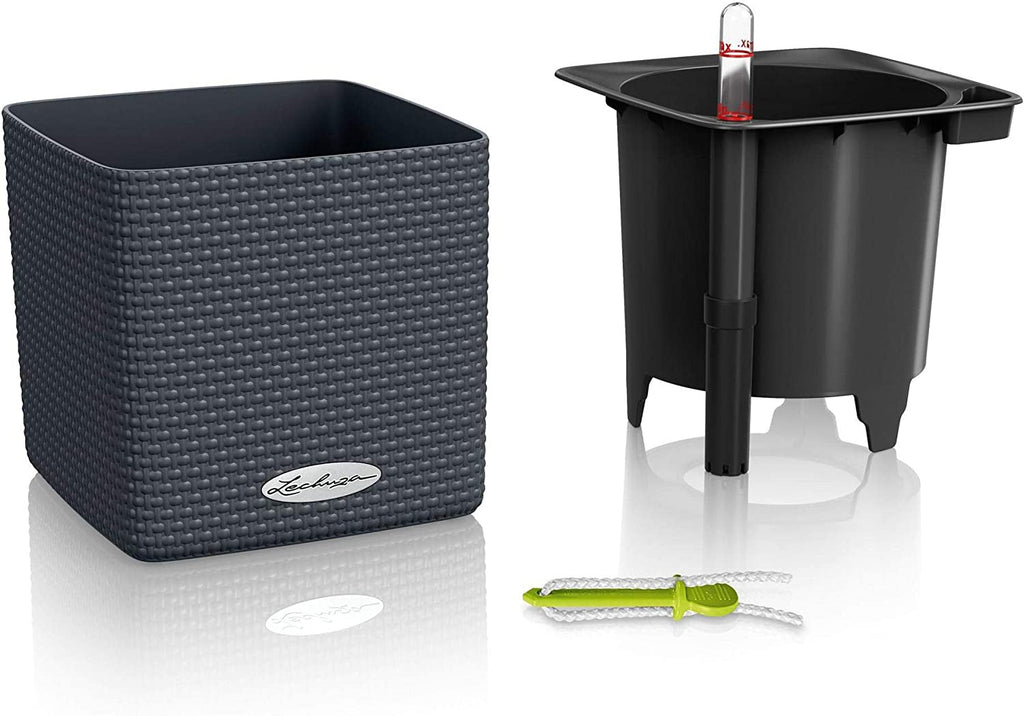 LECHUZA CUBE Culoare 16 gri ardezie 13584