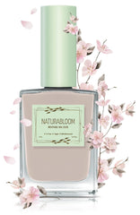 Szybkoschnący beżowy lakier do paznokci (Moon Dust) - naturalny lakier do paznokci o wegańskiej formule - oddychający, trwały i trwały, 14 ml