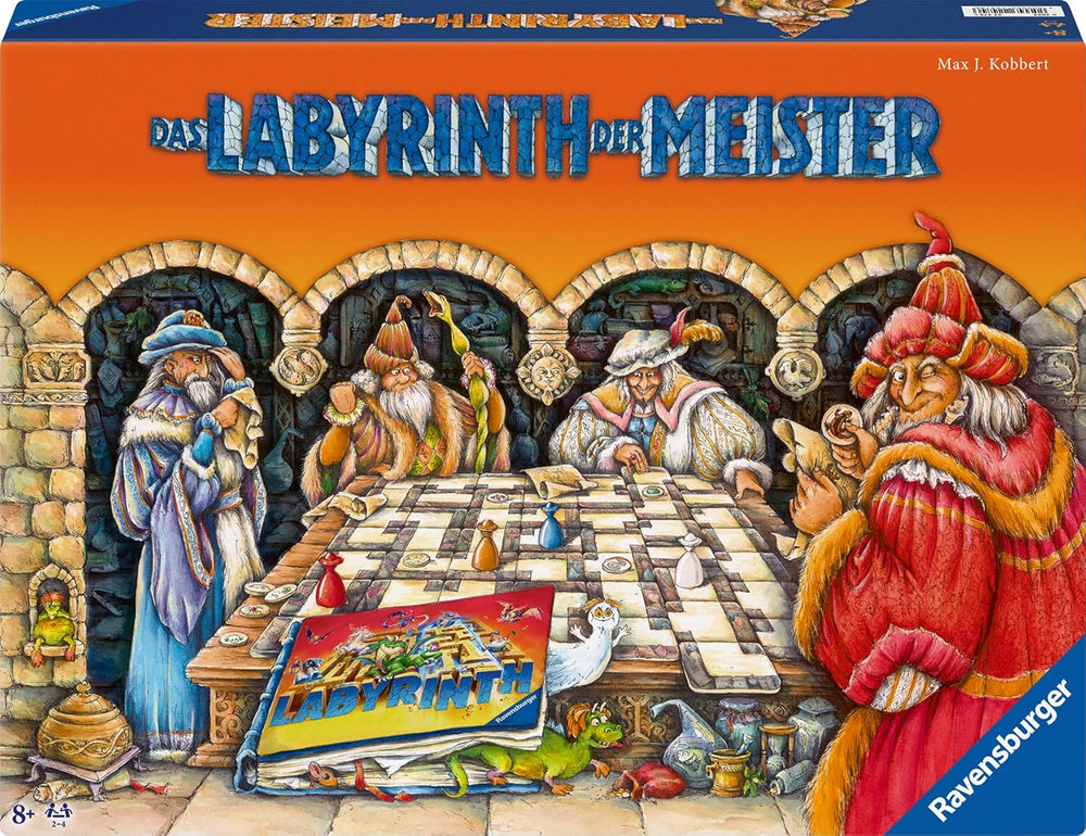 Ravensburger 22474 Maze Masters – Mistrzowska wersja szalonego labiryntu dla 2–4 ​​graczy w wieku od 9 lat
