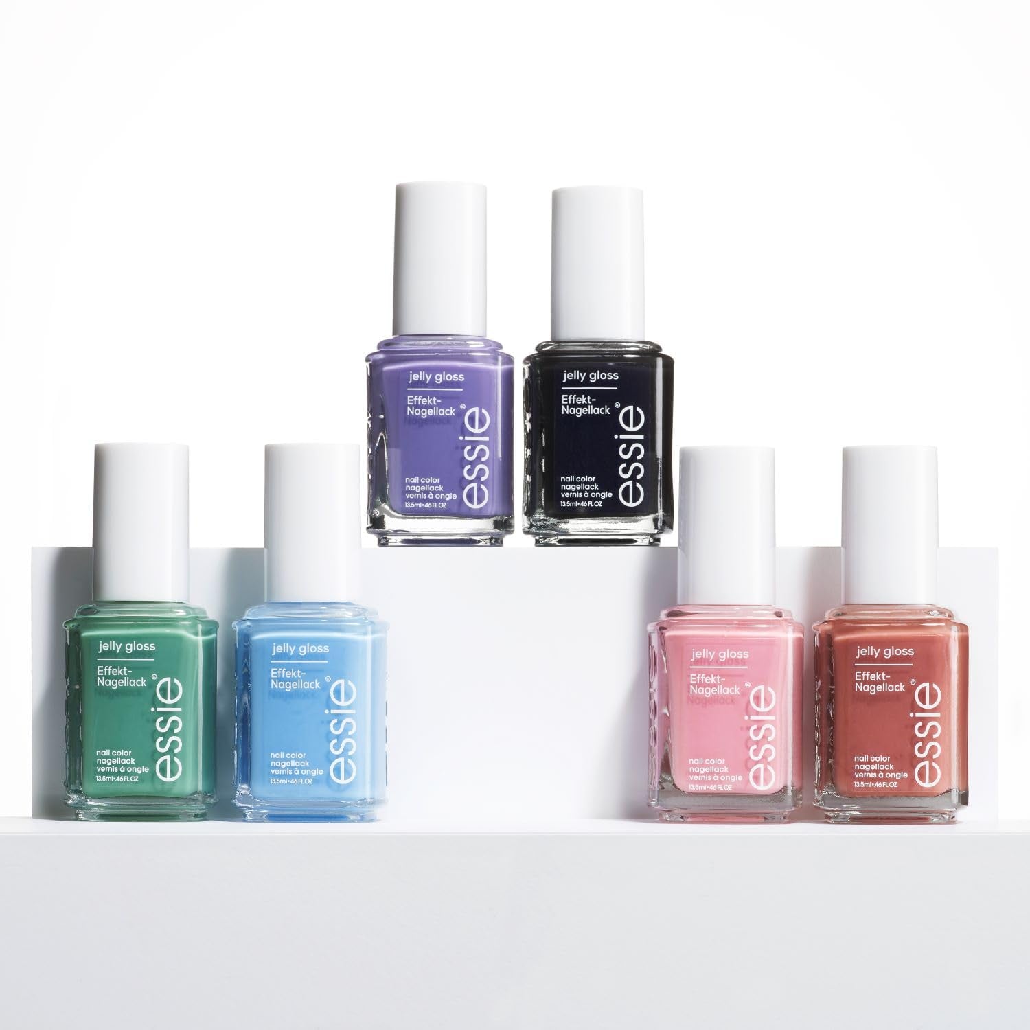 Lakier do paznokci Essie – róż w żelu nr 60, różowy kolor lakieru do paznokci, kolekcja Essie Jelly Gloss, 13,5 ml