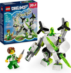 LEGO Dreamzzz Przygoda Z-Bloba z robotem i pojazdem, Zabawkowy mech 20 w 1, dla dziewcząt i chłopców, dla dzieci w wieku od 7 lat, Zestaw Fantasy z minifigurką Mateo, 20 wersji Z-Bloba 71487 Zestawy do budowania Besuche den LEGO-Store Default Title