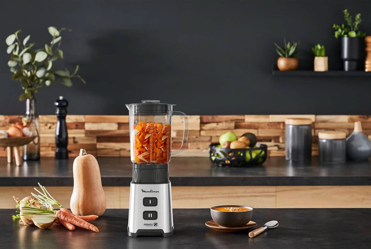 Blender Pulseo LM17GD, 400 W, 4 ostrza, 700 ml, pojemnik przenośny 600 ml Kuchnia Naty Shop