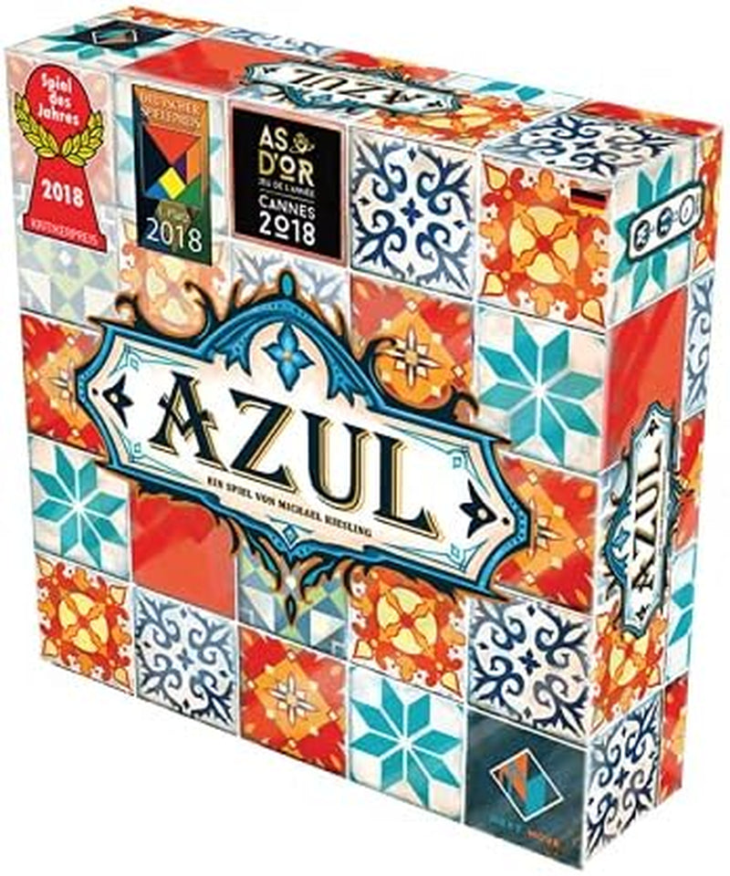 Gry Next Move, UNbox Now, Azul, gra podstawowa, gra rodzinna, gra roku 2018, 2–4 graczy, wiek 8+, 30–45 minut, język niemiecki