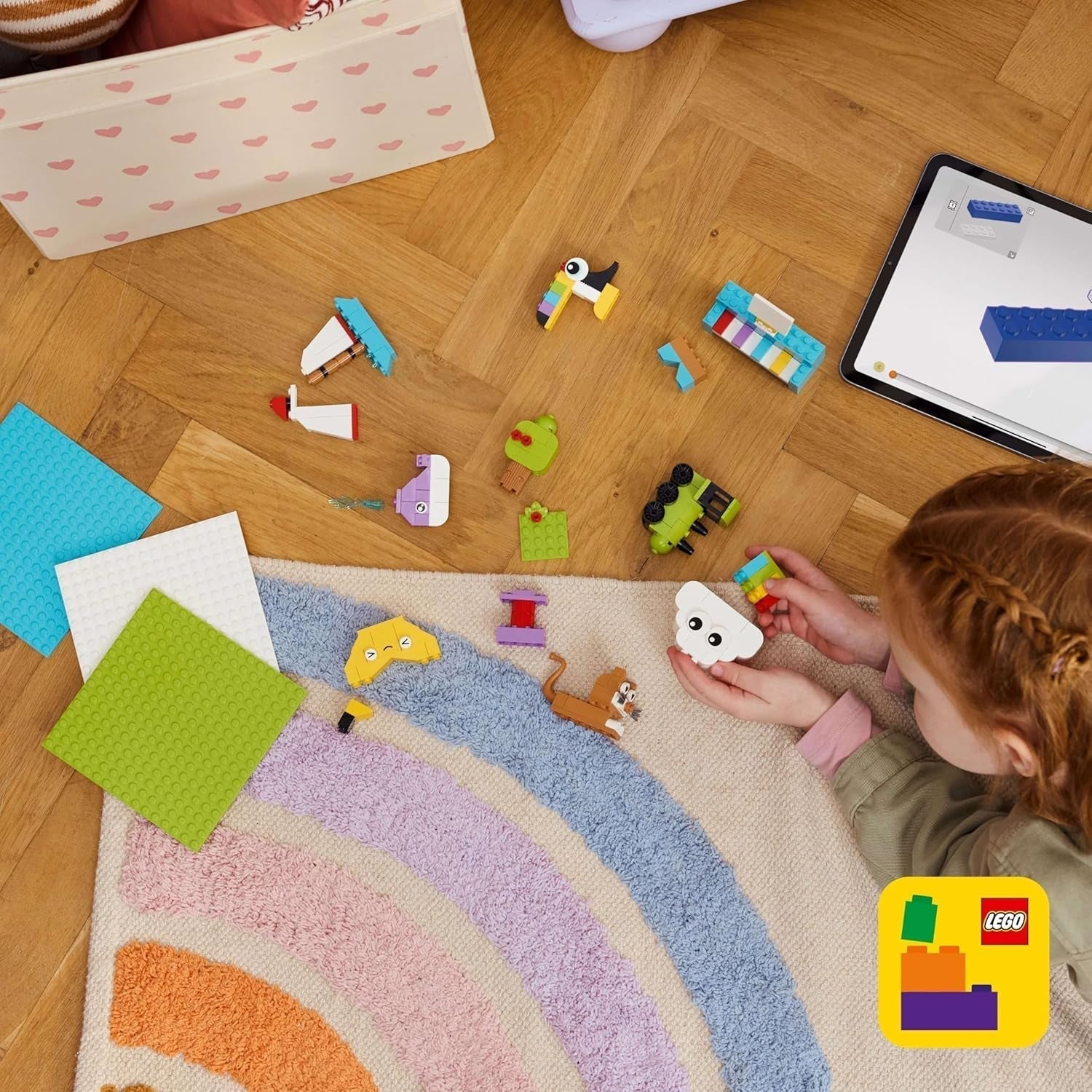 Kreatywny zestaw LEGO Classic do budowania i zabawy - zestaw z kolorowych klocków - zbuduj dom, psa, zabawny samochód, klawiaturę fortepianu i tęczę - zestaw do rękodzieła dla chłopców i dziewcząt od 5 lat Zestawy do budowania Besuche den LEGO-Store