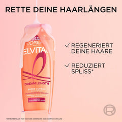 L'Oréal Paris Elvital Dreamlength Super Building Shampoo, dla marzycielskich długich włosów L'Oréal Prysznic i Kąpiel