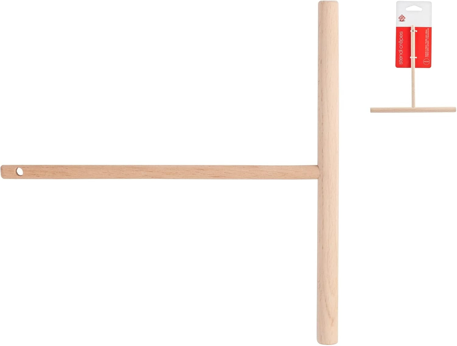 Naleśniki Ausroller, Holz, 18 cm, Braun