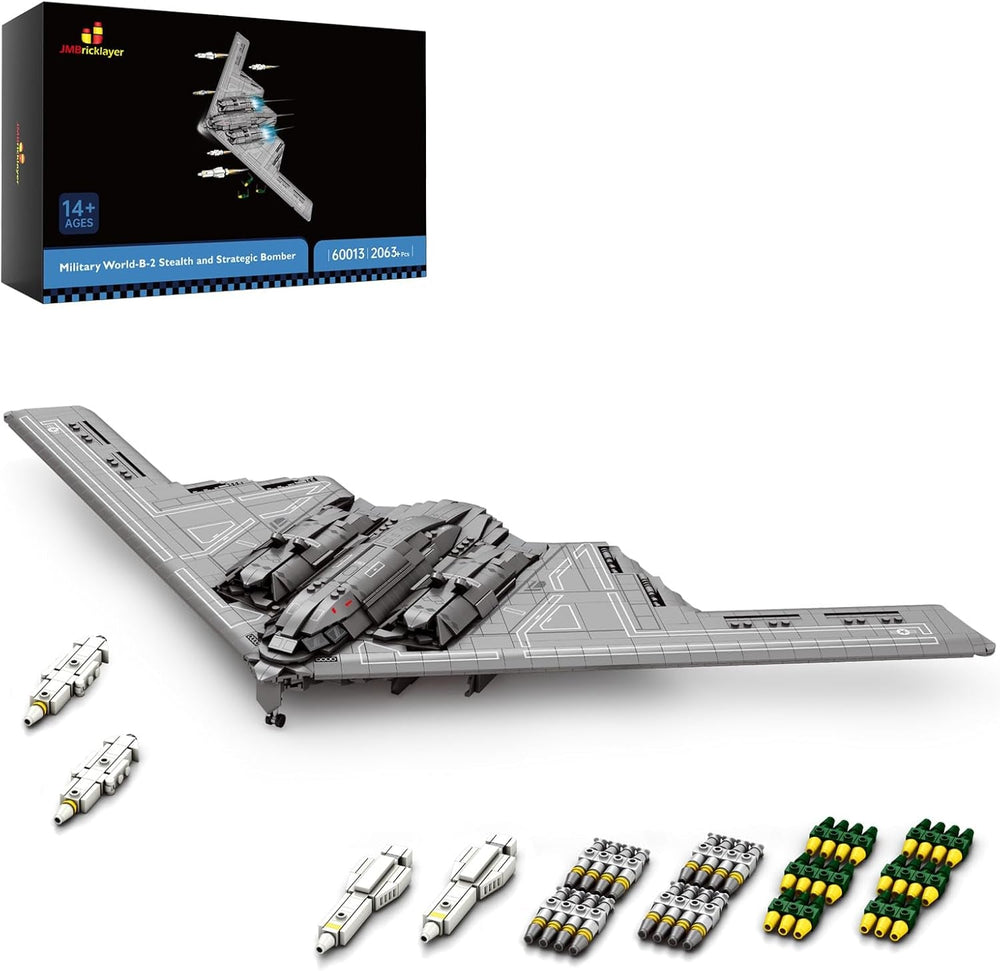 JMBricklayer F-22 Raptor Kampfjet-Bausteinset, Militärflugzeug-Spielzeug-Armee-Bausets, Spielzeuggeschenke für Kinder ab 14 Jahren, Erwachsene und Militärfans 60003