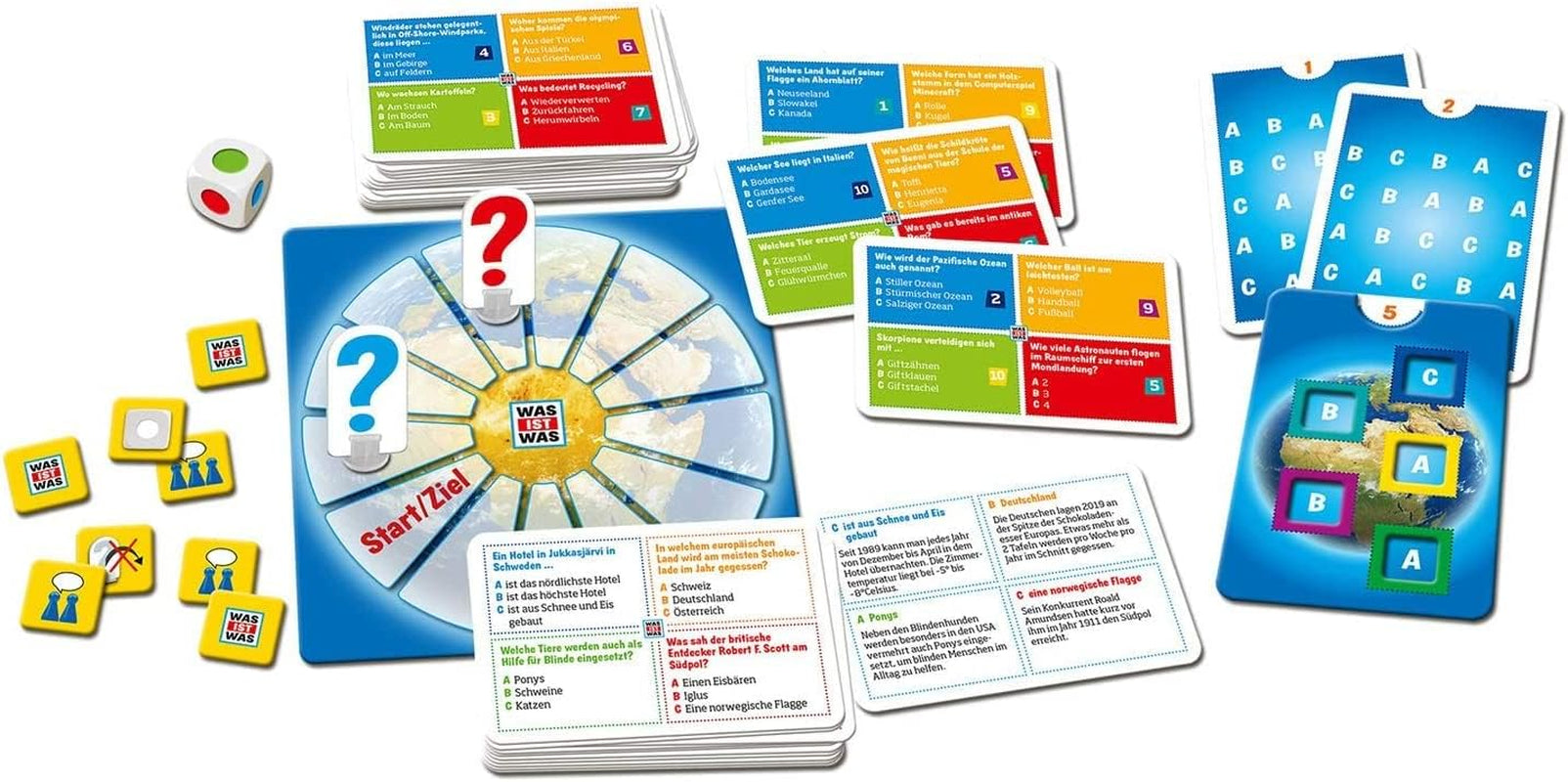KOSMOS 687748 Co jest: odkrywanie świata, gra quizowa, ponad 300 pytań quizowych, kooperacyjna gra wiedzy dla dzieci i młodzieży w wieku od 8 lat, zabawa w zgadywanie, gra rodzinna