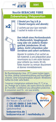 BEBACARE FIBER bezglutenowy suplement diety na łagodne trawienie, suplement diety dla niemowląt od urodzenia i małych dzieci, 1x (20 x 2,2g)