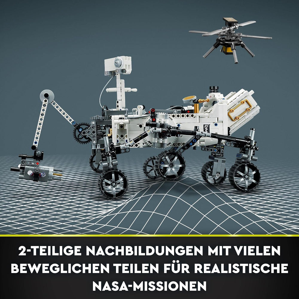 Zestaw LEGO Space 42158 Technic NASA Łazik marsjański Perserverance z aplikacją Ar, zabawka naukowa do budowania dla dziewcząt i chłopców Ponad 10 zestawów do budowania Besuche w sklepie LEGO