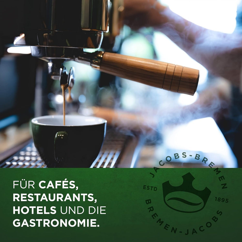 Boabe de cafea Jacobs Professional Le Grand Café Crema, intensitate 2/5, boabe întregi de cafea, 1 kg