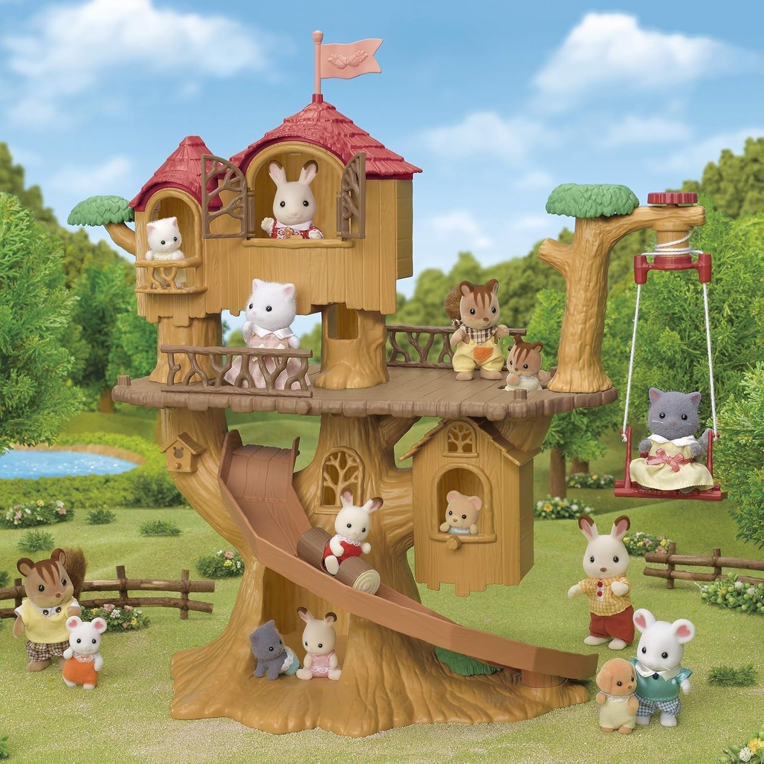 Sylvanian Families 5494 Przygoda Domek na drzewie - Zestaw domek dla lalek Domki dla lalek Naty Shop