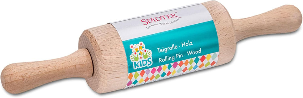 Staedtler Teigroller für Kinder, Holz, beżowy, 7,5 cm