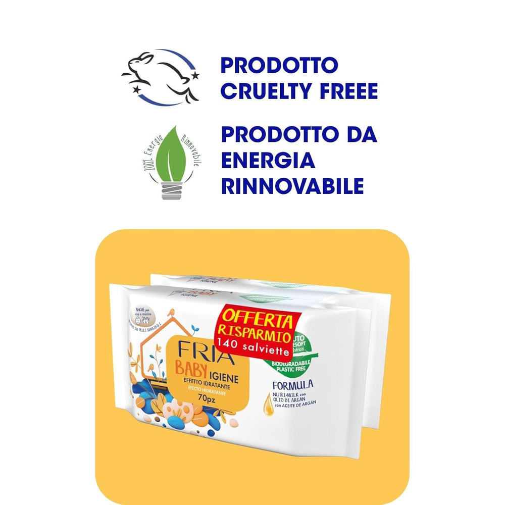 Chusteczki nawilżane, opakowanie 2 szt. (2 x 72 chusteczki) Chusteczki nawilżane dla niemowląt Naty Shop