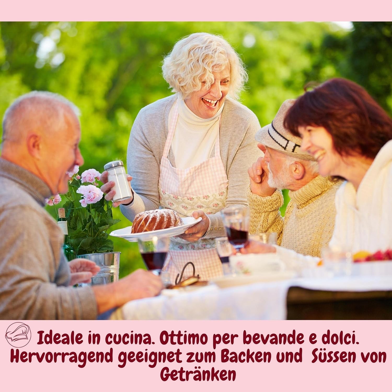 Stevia 1:1 (Erythrit - Stevia) - Natürlicher Zuckerersatzstoff, 1000 G Indulcitori Naty Shop