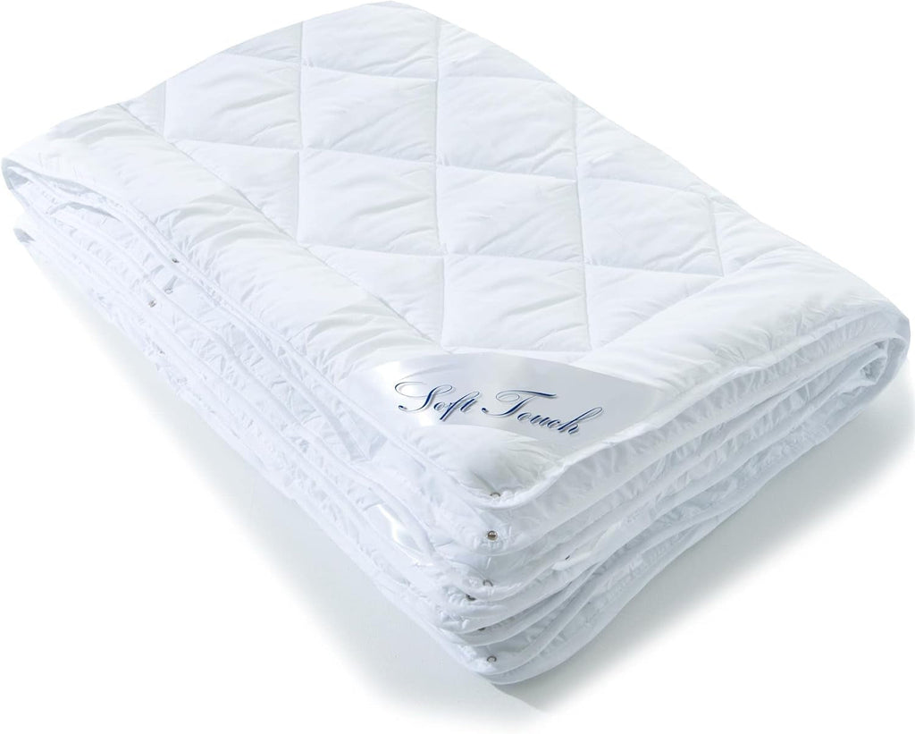 Aqua-Textil 4-sezon plapuma 135X200Cm Pături înnodate împreună Iarna 800G Vara 600G Reglarea climei Oeko-Tex Plapumi si pilote Naty Shop 225 X 220 Cm Microfibra 4 anotimpuri