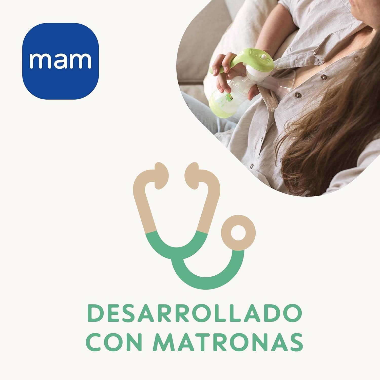 Laktator ręczny MAM E102 - Laktator do mleka, wygodny i wydajny Akcesoria Żywność i karmienie piersią Sklep Bebe Naty