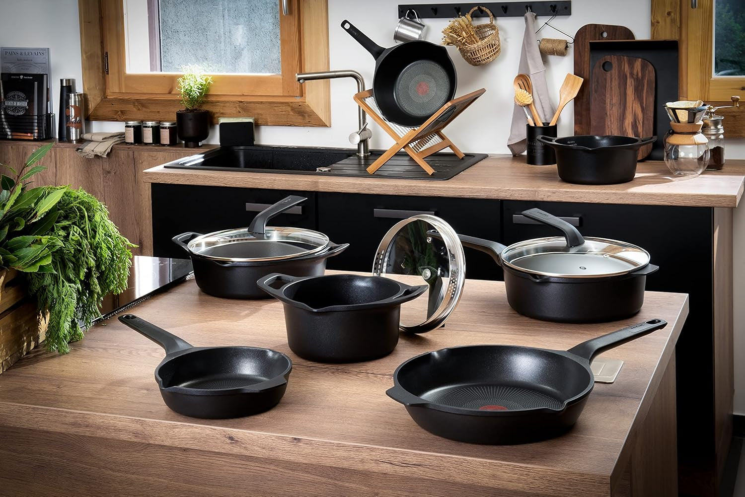 Tefal Robusto tigaie din aluminiu turnat, inducție, acoperire antiaderentă Oale si Tigai Naty Shop