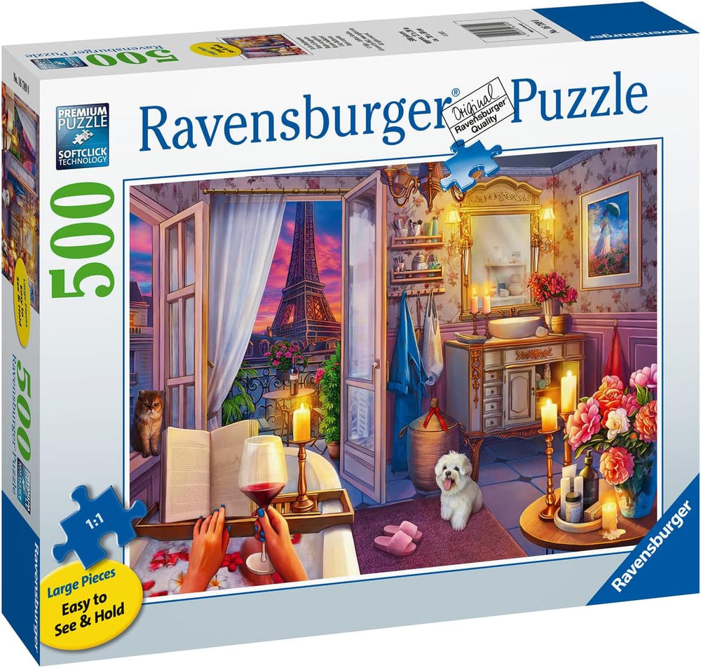 Ravensburger Puzzle - în cadă - 500 piese Gold Edition Puzzle Naty Shop