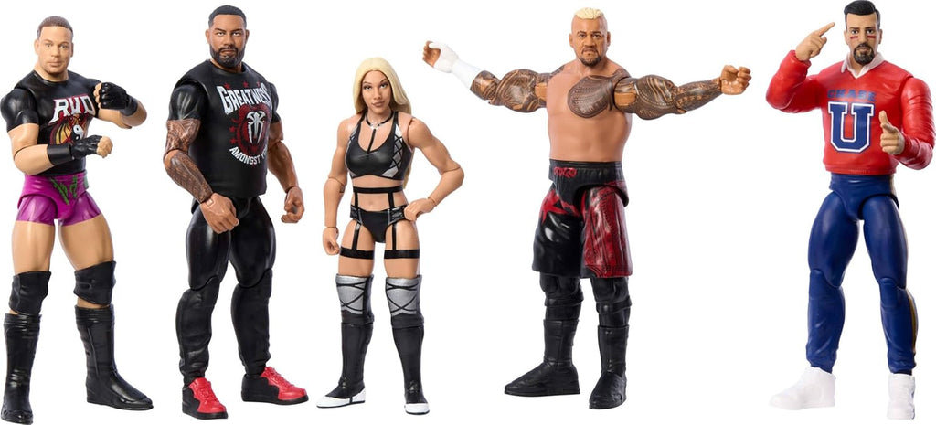 Mattel WWE Solo Sikoa Action Figure, Main Battle Series #151, Aprox. 15cm inaltime Figura de colectie cu 10 puncte de miscare si aspect realist, JCV28 Action figures Naty Shop