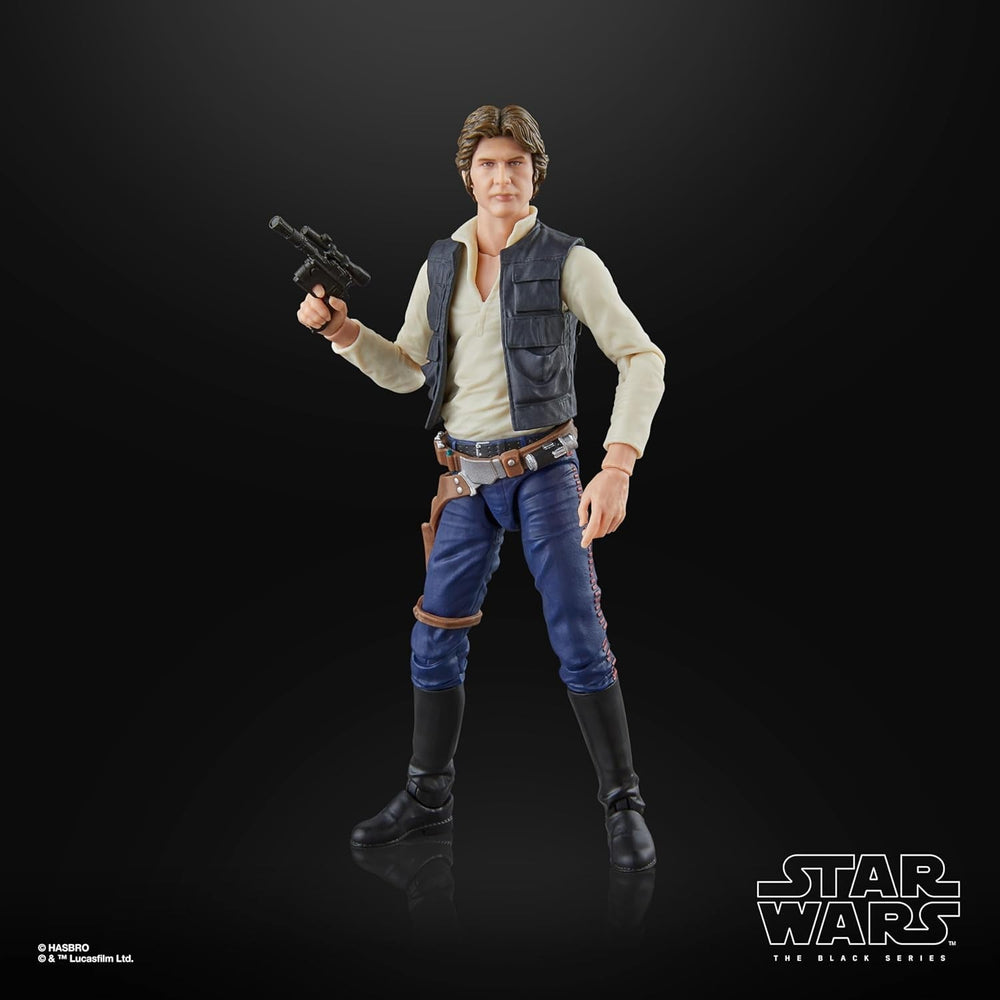 Gwiezdne Wojny Czarna Seria Han Solo, Gwiezdne Wojny: Nadzieja Premium Kolekcjonerska figurka (15 cm) Figurki Naty Shop